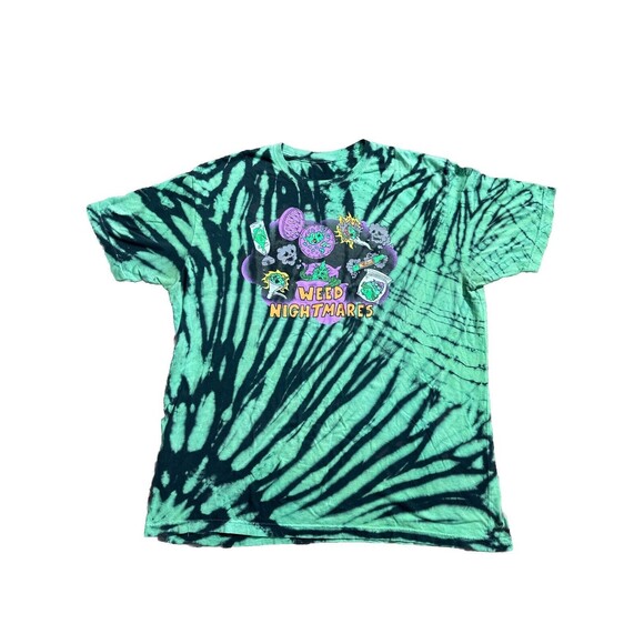 Weed Nightmares T Shirt tie dye Leave Weed Alone Marijuana 420 Rare HTF Smoke - Picture 1 of 9
